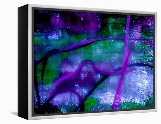 Purple Ice-Ruth Palmer 2-Framed Stretched Canvas