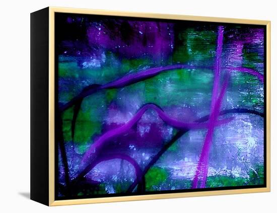 Purple Ice-Ruth Palmer 2-Framed Stretched Canvas