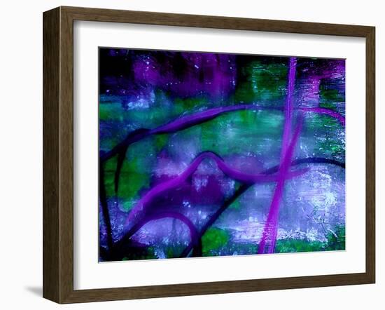 Purple Ice-Ruth Palmer 2-Framed Art Print