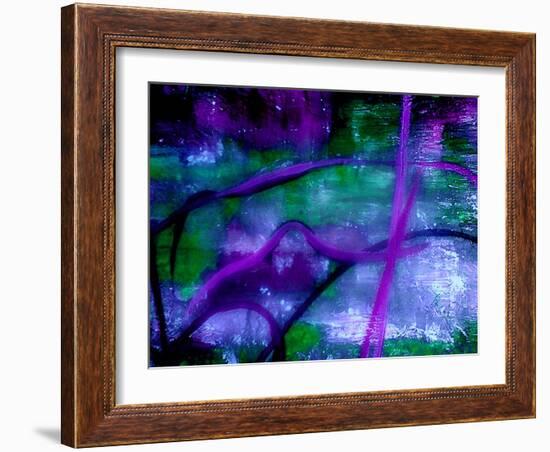 Purple Ice-Ruth Palmer 2-Framed Art Print