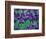 Purple Iris at Weyerhaeuser Rhododendron Display, Washington, USA-William Sutton-Framed Photographic Print