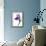 Purple Iris II-Monika Burkhart-Framed Photographic Print displayed on a wall