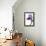 Purple Iris II-Monika Burkhart-Framed Premier Image Canvas displayed on a wall
