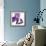 Purple Iris IV-Monika Burkhart-Framed Photographic Print displayed on a wall