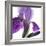 Purple Iris IV-Monika Burkhart-Framed Photographic Print