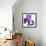 Purple Iris IV-Monika Burkhart-Framed Photographic Print displayed on a wall