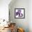 Purple Iris IV-Monika Burkhart-Framed Photographic Print displayed on a wall