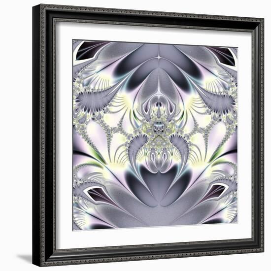 Purple Leaves-Vac-Framed Art Print