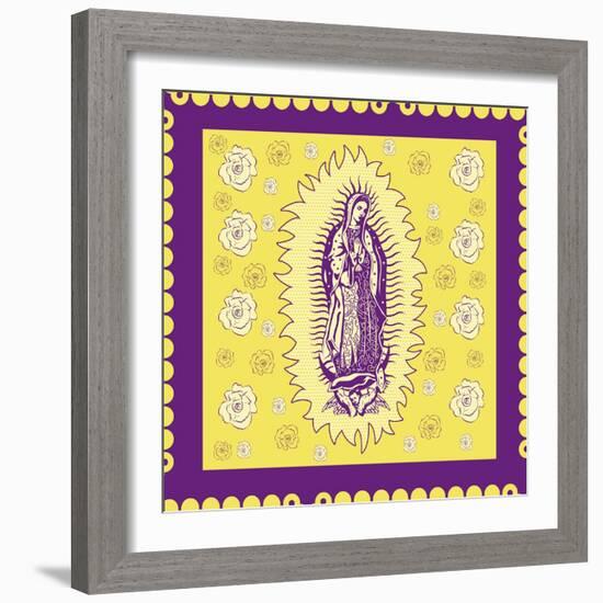 Purple Mary-Marta Wiley-Framed Art Print