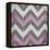 Purple Modele I-Elizabeth Medley-Framed Stretched Canvas