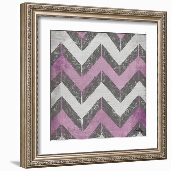 Purple Modele I-Elizabeth Medley-Framed Art Print