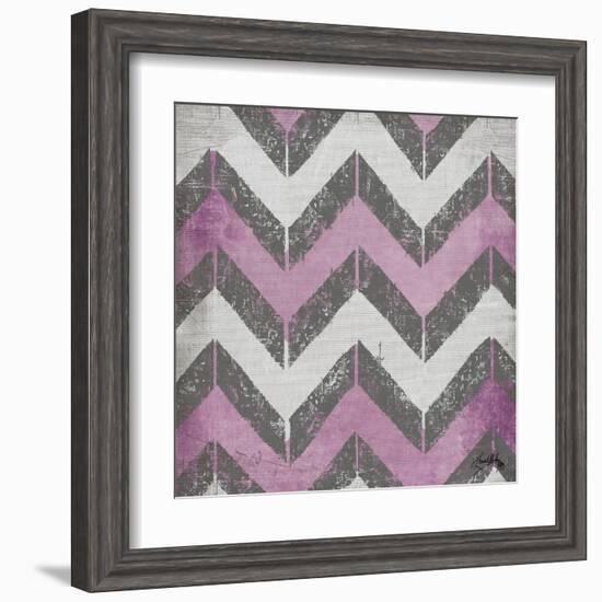 Purple Modele I-Elizabeth Medley-Framed Art Print