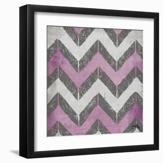 Purple Modele I-Elizabeth Medley-Framed Art Print