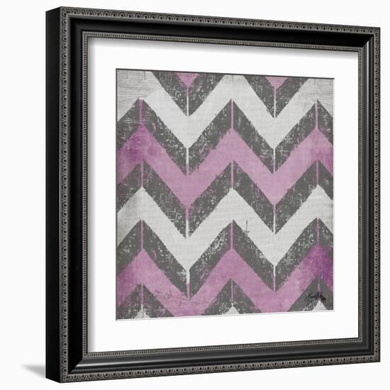 Purple Modele I-Elizabeth Medley-Framed Art Print