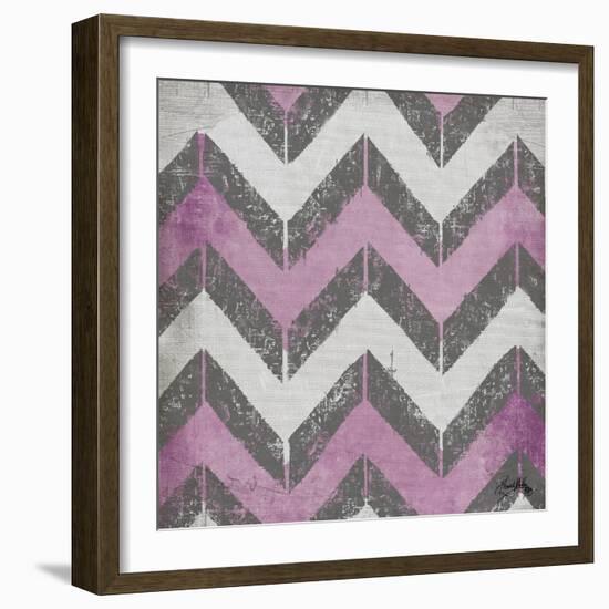 Purple Modele I-Elizabeth Medley-Framed Art Print