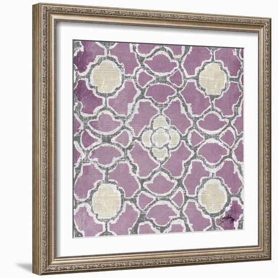 Purple Modele III-Elizabeth Medley-Framed Art Print