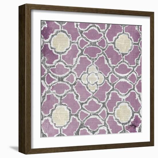 Purple Modele III-Elizabeth Medley-Framed Art Print