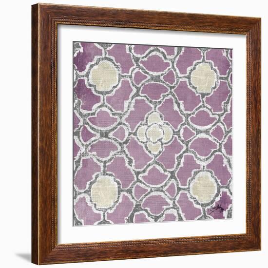 Purple Modele III-Elizabeth Medley-Framed Art Print