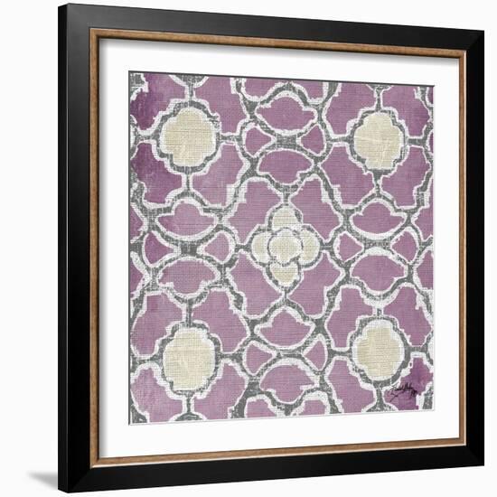 Purple Modele III-Elizabeth Medley-Framed Art Print