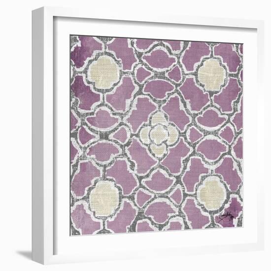 Purple Modele III-Elizabeth Medley-Framed Art Print