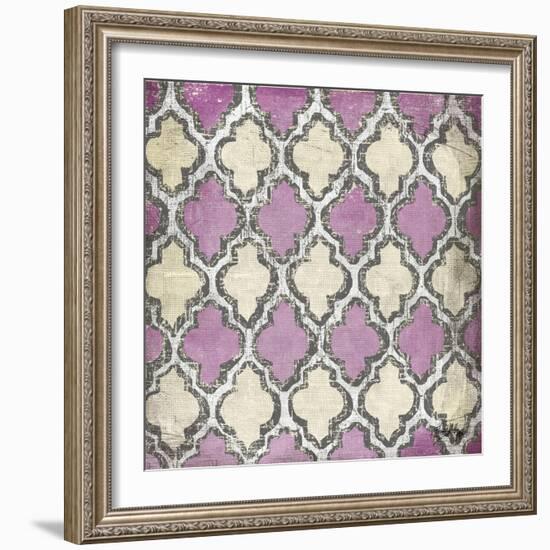 Purple Modele IV-Elizabeth Medley-Framed Art Print