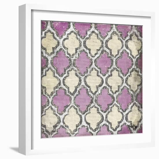 Purple Modele IV-Elizabeth Medley-Framed Art Print