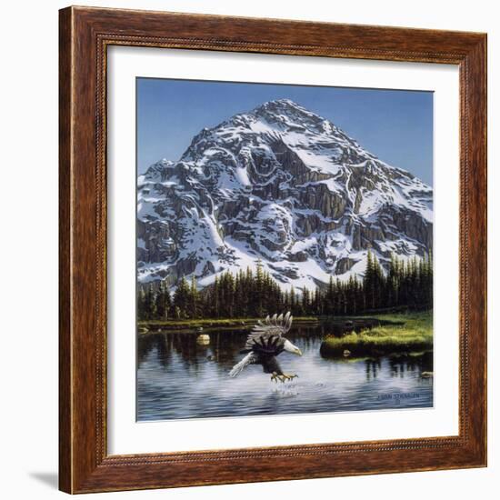 Purple Mountain Majesty-John Van Straalen-Framed Giclee Print