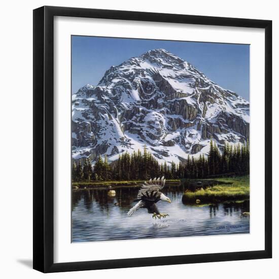 Purple Mountain Majesty-John Van Straalen-Framed Giclee Print