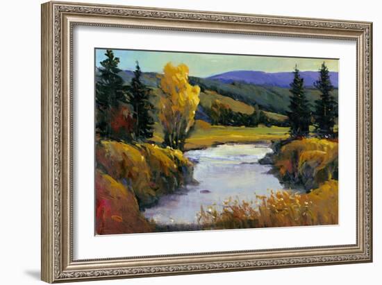 Purple Mountain View I-Tim O'toole-Framed Art Print