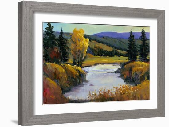 Purple Mountain View I-Tim O'toole-Framed Art Print