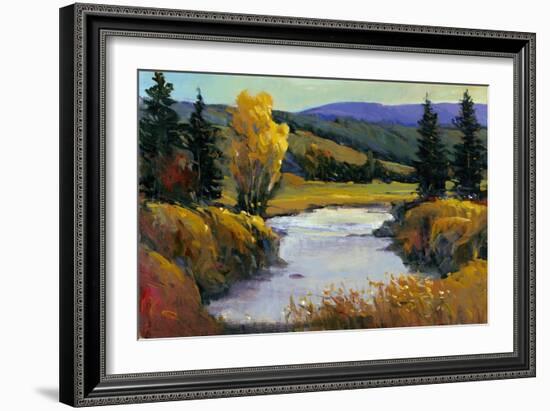 Purple Mountain View I-Tim O'toole-Framed Art Print