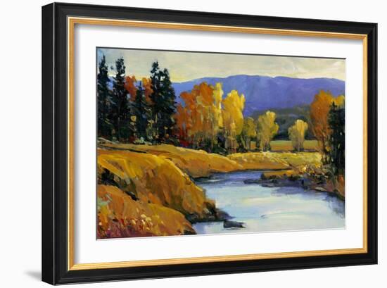 Purple Mountain View II-Tim O'toole-Framed Art Print