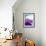 Purple Mountains and Eagle-Hallie Clausen-Framed Art Print displayed on a wall