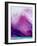 Purple Mountains Watercolor-Hallie Clausen-Framed Art Print