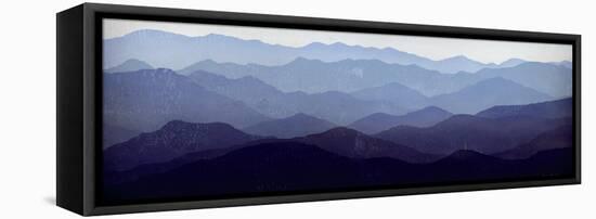 Purple Mountains-Ryan Fowler-Framed Stretched Canvas