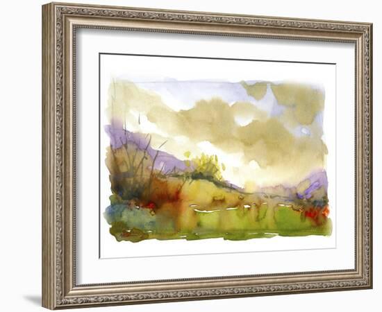 Purple Mountains-null-Framed Giclee Print