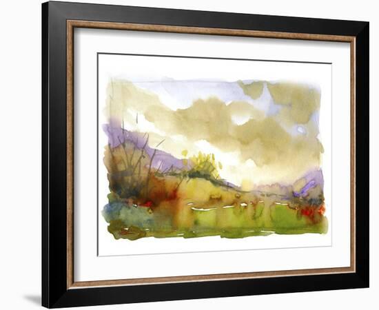 Purple Mountains-null-Framed Giclee Print