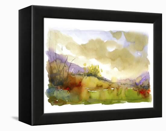 Purple Mountains-null-Framed Premier Image Canvas