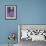 Purple Night Kitty Cat-sylvia pimental-Framed Art Print displayed on a wall