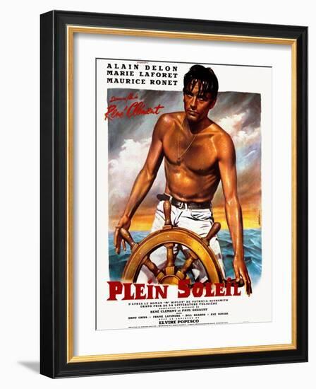 Purple Noon, 1960 (Plein Soleil)-null-Framed Giclee Print