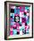 Purple Numbers-Philip Sheffield-Framed Giclee Print