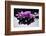 Purple Orchid and Black Stones with Reflection-crystalfoto-Framed Photographic Print