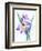 Purple Orchid-Michelle Faber-Framed Giclee Print