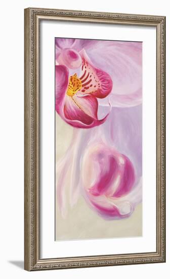 Purple Orchids III-Cynthia Ann-Framed Art Print