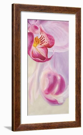 Purple Orchids III-Cynthia Ann-Framed Art Print