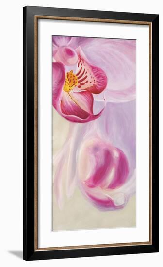 Purple Orchids III-Cynthia Ann-Framed Art Print