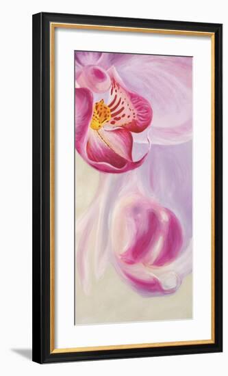 Purple Orchids III-Cynthia Ann-Framed Art Print