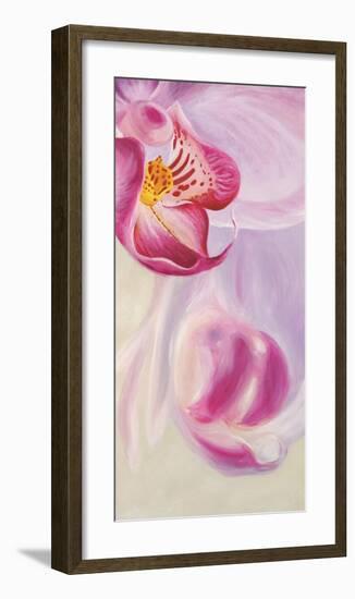 Purple Orchids III-Cynthia Ann-Framed Art Print