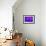 Purple Orchids in Lavender Blue Moody Light with Shining Stars from Little Blossoms-Alaya Gadeh-Framed Photographic Print displayed on a wall