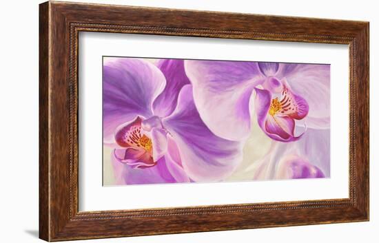 Purple Orchids-Cynthia Ann-Framed Giclee Print